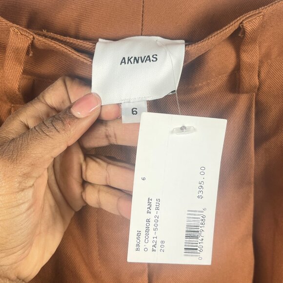 NWT Aknvas Intermix Brown Russet O'Connor Pant 6 - Picture 6 of 8